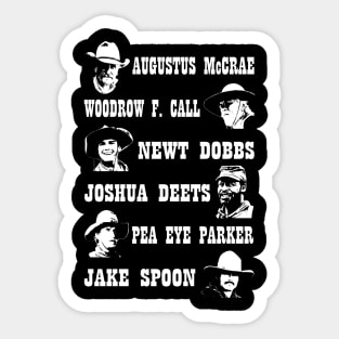 Lonesome dove: Augustus McCrae - Jake Spoon Sticker